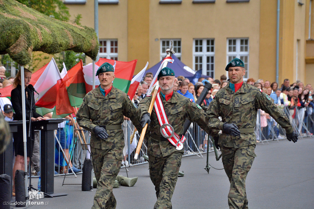 Przysięga wojskowa w Toruniu