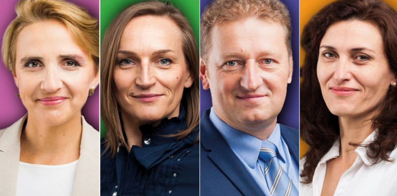 Od lewej: Joanna Scheuring-Wielgus, Sylwia Kowalska, Maciej Cichowicz i Magdalena Olszta-Bloch (fot. Czas Mieszkańców)