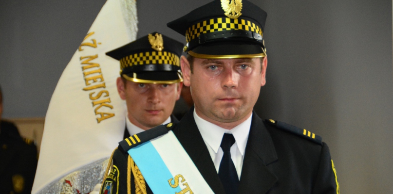 Strażnicy miejscy świętowali w komendzie  Fot. M. Malinowski