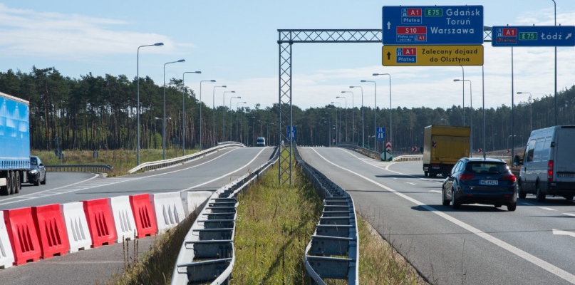 Samorządowcy z Lubicza proponuję nazwę dla węzła "Toruń - Lubicz" (fot. Tomasz Berent)