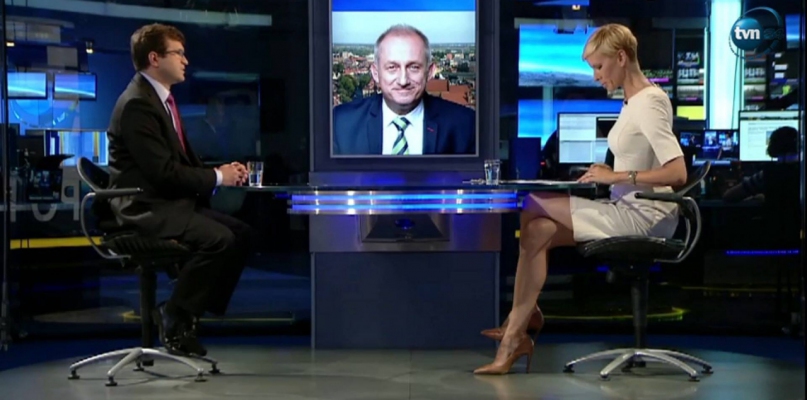 Zbigniew Girzyński (screen z programu TVN24)