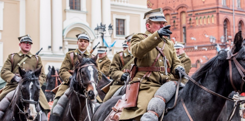 Jedną z atrakcji halleriady była obecność ułanów, fot. Tomasz Berent