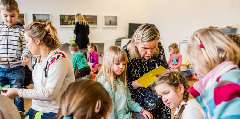 Przedszkolaki bardzo twórczo spędziły środowe popołudnie, fot. Tomasz Berent