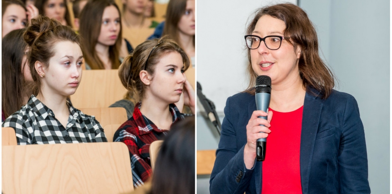 W WSB rozmawiano o motywacji, fot. Tomasz Berent