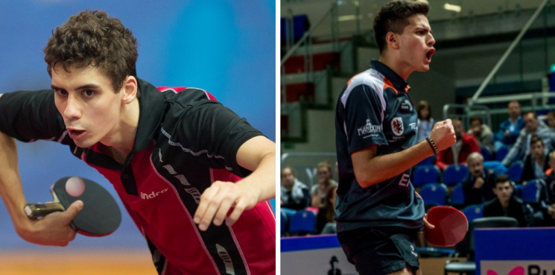 Jakub Dyjas (z lewej) i Konrad reprezentują Polskę na drużynowych mistrzostwach świata w Kuala Lumpur        Fot. Newspix/MarekBiczyk/Tomasz Berent