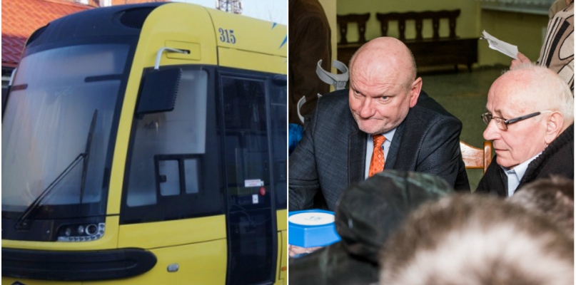 Tramwaje był jednym z tematów podczas spotkania prezydenta z mieszkańcami Rubinkowa, fot. Tomasz Berent, MZK