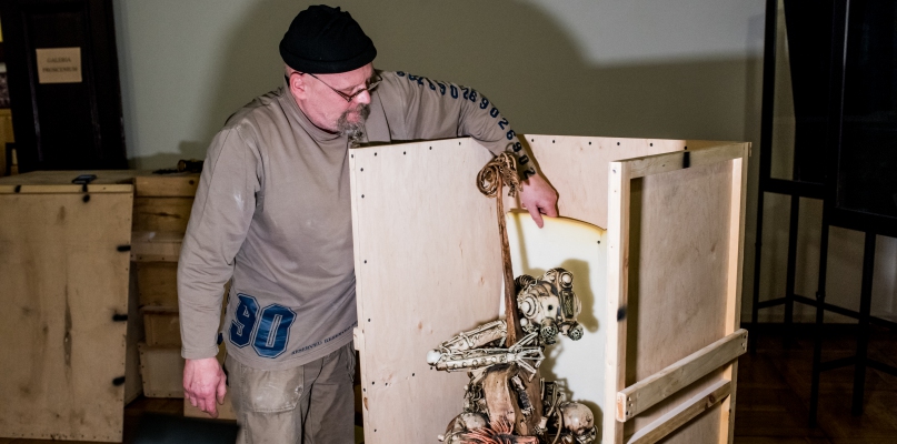 Artysta pokaże swoje prace w galerii Teatru Muzycznego fot. Tomasz Berent