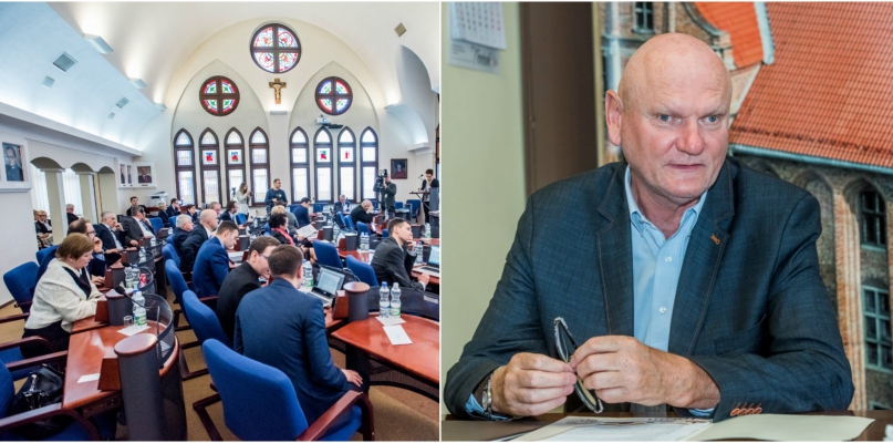 Radni złożyli do prezydenta Michała Zaleskiego (po prawej) zapytania i wnioski dotyczące informacji z naszego artykułu o Januszu Leonie Wiśniewskim, fot. Tomasz Berent