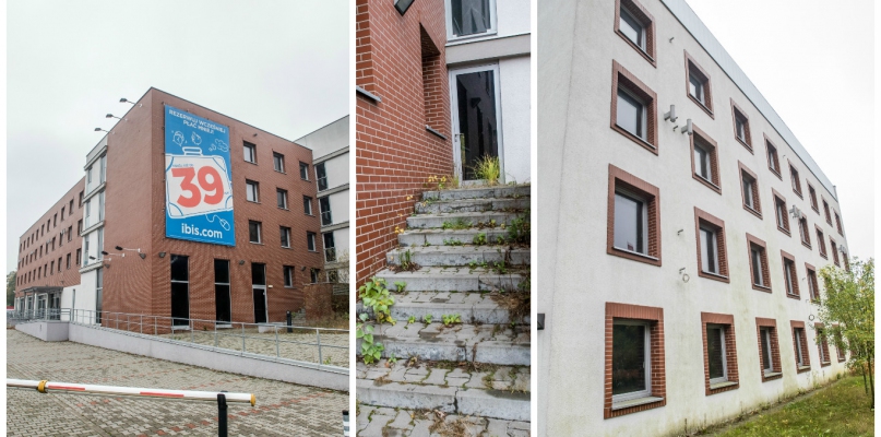 Hotel widmo powstał w 2009 r. w miejscu dawnego Kosmosu, ale nigdy nie zaczął działalności pod takim szyldem "Ibis", fot. Tomasz Berent