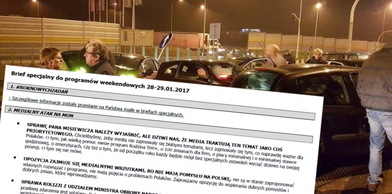 Partyjna instrukcja dotyczy m.in. wypadku w Lubiczu Dolnym, fot. nadesłane