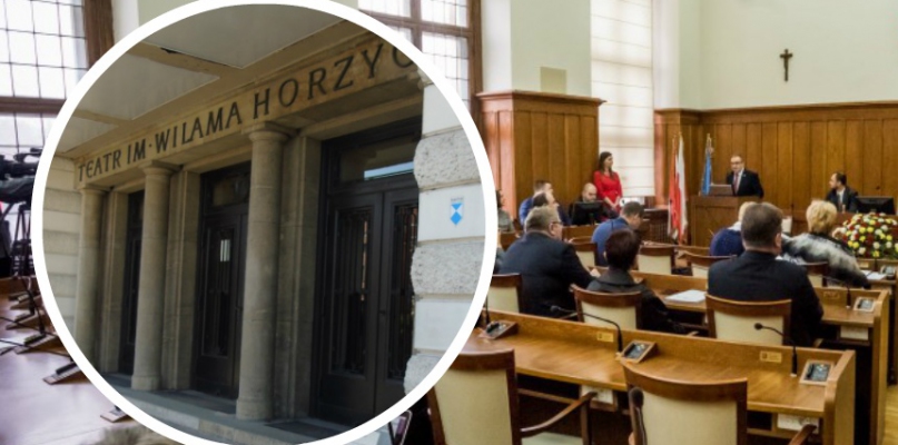 Na sejmiku nie uniknięto pytań o konkurs na dyrektora teatru, fot. Tomasz Berent