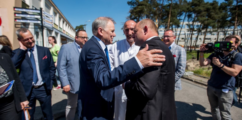 Vytenis Andiukaitis, komisarz UE był gościem marszałka Całbeckiego. Fot. Tomasz Berent