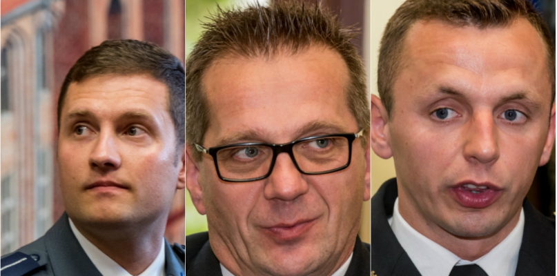 Od lewej: Rafał Dorobek, Adam Robaczewski i Krzysztof Szychulski - to oni uratowali 9-miesięczne dziecko, fot. Tomasz Berent
