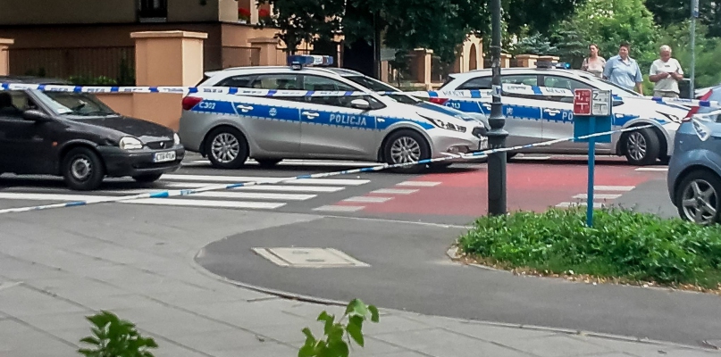 Do strzelaniny doszło na skrzyżowaniu Mickiewicza i Matejki, fot. nadesłane