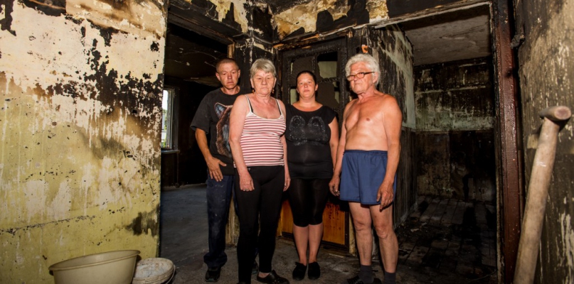 Cały ich dobytek doszczętnie spłonął. Kuszyńscy proszą o pomoc!