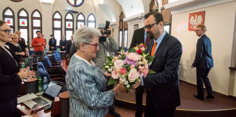 W czwartek Barbara Litwin złożyła uroczyste ślubowanie. Fot. Tomasz Berent