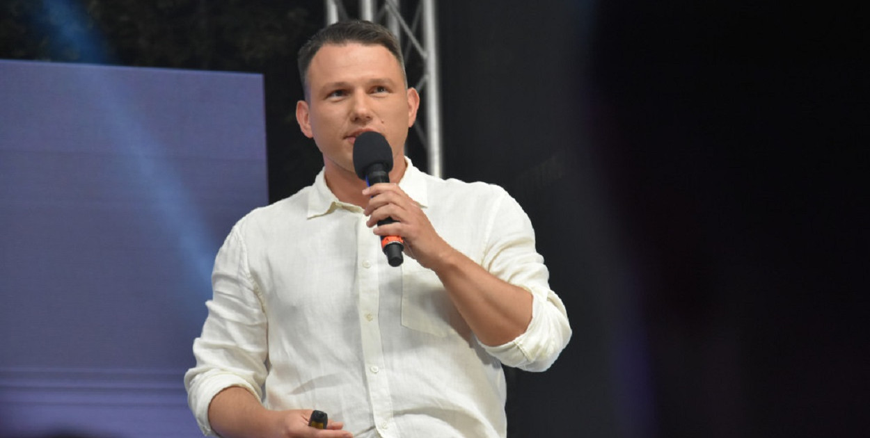 Sławomir Mentzen. Fot: Weronika Polichnowska