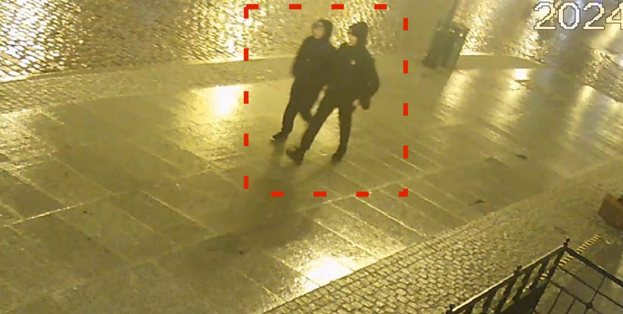 fot z monitoringu, źródło: KMP Toruń 