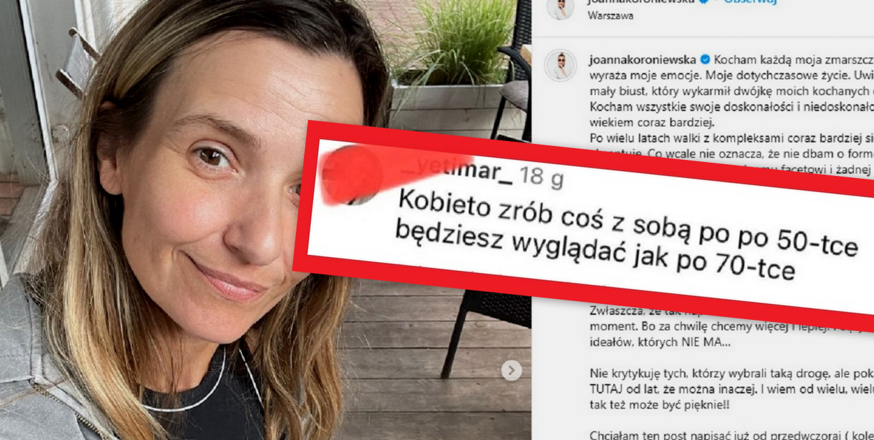 Fot. Screen Instagram Joanna Koroniewska