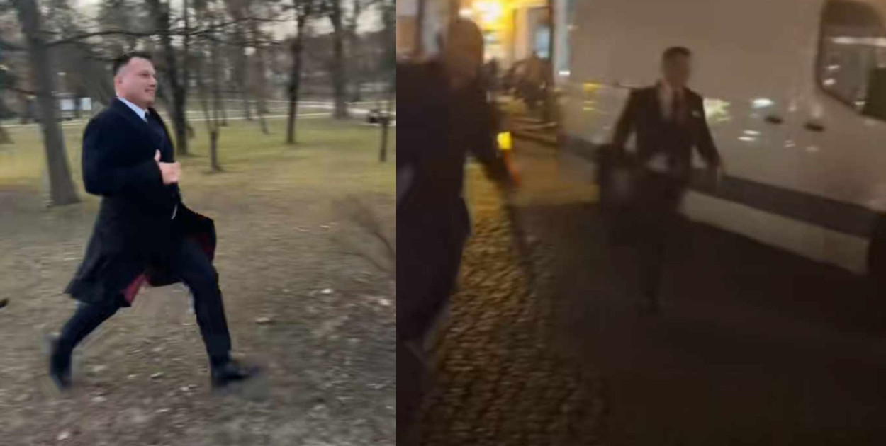 Mentzen biegnie, a internet szaleje! O co chodzi z viralowym sprintem polityka?