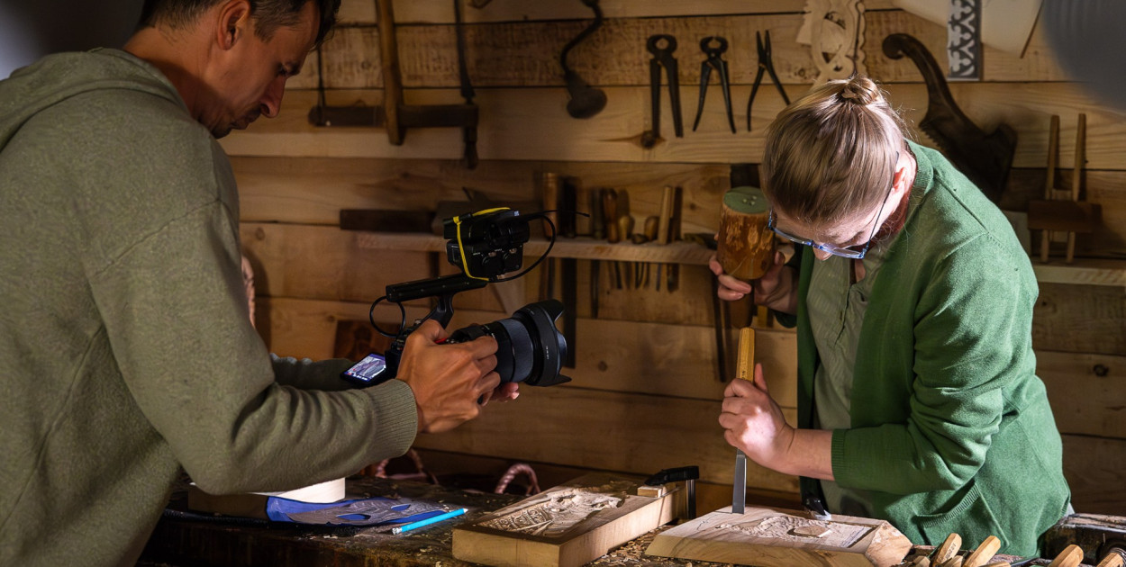 Zdjęcie z planu. Fot: Szymon Zdziebło