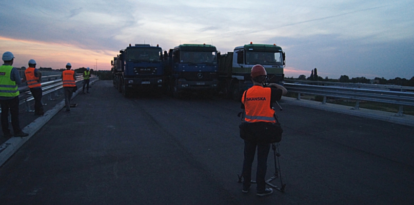 Szczegółowe wyniki testów estakady będą znane za dwa tygodnie (fot. Wojciech Giedrys)