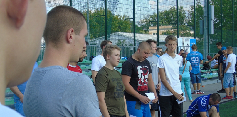 W pierwszej rekrutacji wzięło udział około 20 zawodników         Fot. M. Malinowski