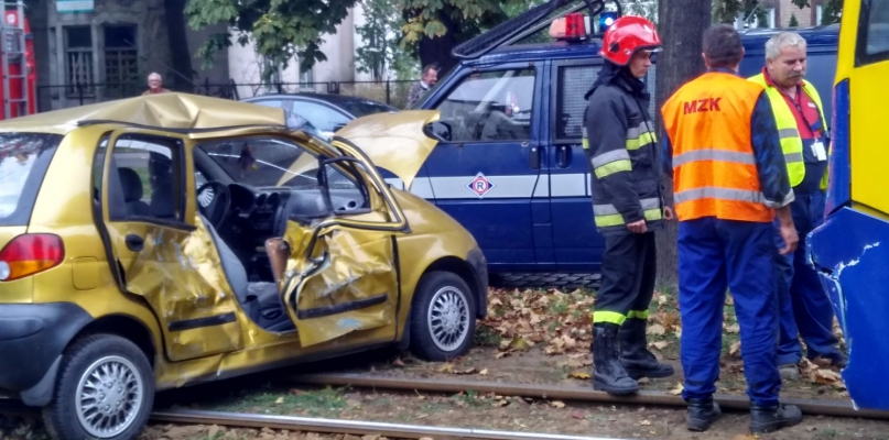 Policja bada okoliczności wypadku fot. A. Wesołowska