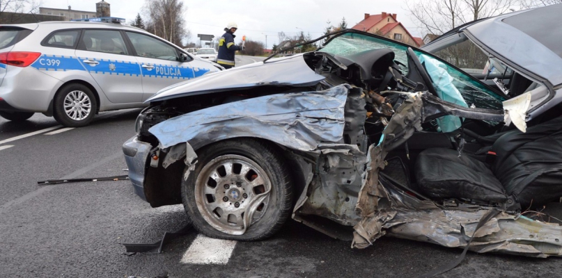 W wypadku zginął 20-latek fot. policja