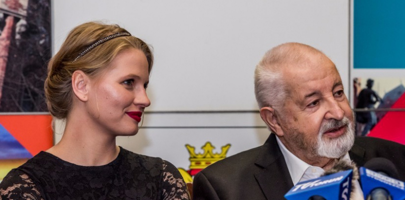 Natalia Rybicka i reżyser Janusz Majewski, fot. Tomasz Berent