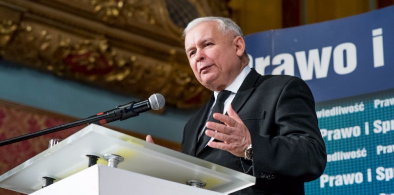 To nie pierwsza wizyta J. Kaczyńskiego w Toruniu. Wcześniej, podczas kampanii wyborczej, zabiegał w Dworze Artusa o głosy fot. T. Berent