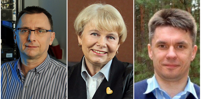 Oto troje nowych profesorów: prof. Ireneusz Grabowski, prof. Wanda Roman i prof. Jacek Knopek Fot. Andrzej Romański/UMK/nadesłane