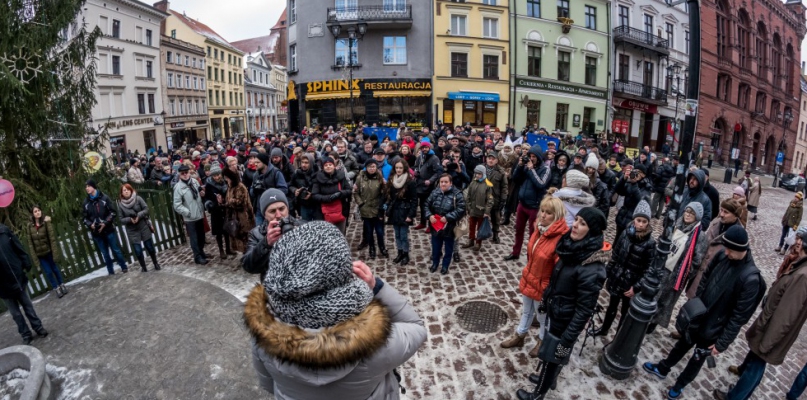Manifestacja KOD w Toruniu, fot. T. Berent