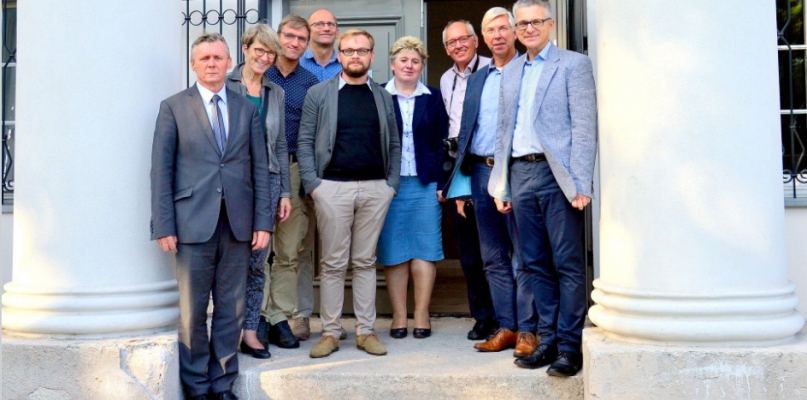Przedstawiciele urzędu gminy Obrowo z holenderską delegacją   Fot. Nadesłana