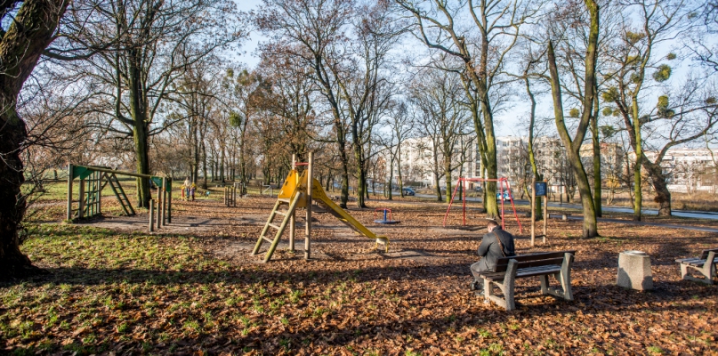 W Parku Glazja jest już plac zabaw i siłownia zewnętrzna, fot. Tomasz Berent