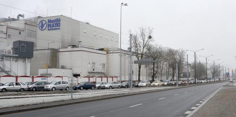 Przez cały poranek na Szosie Lubickiej w kierunku Rubinkowa tworzą się korki; fot. K. F.