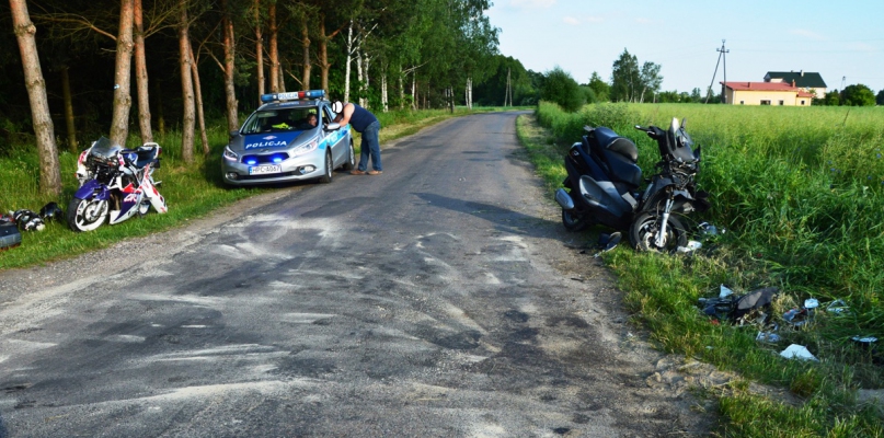 29-latek wylądował w szpitalu, wszystko przez pijanego motocyklistę, for. KMP Toruń