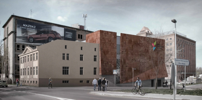 Tak po adaptacji mają wyglądać dwa nowe budynki Centrum Nowoczesności, źródło: Urząd Miasta Torunia