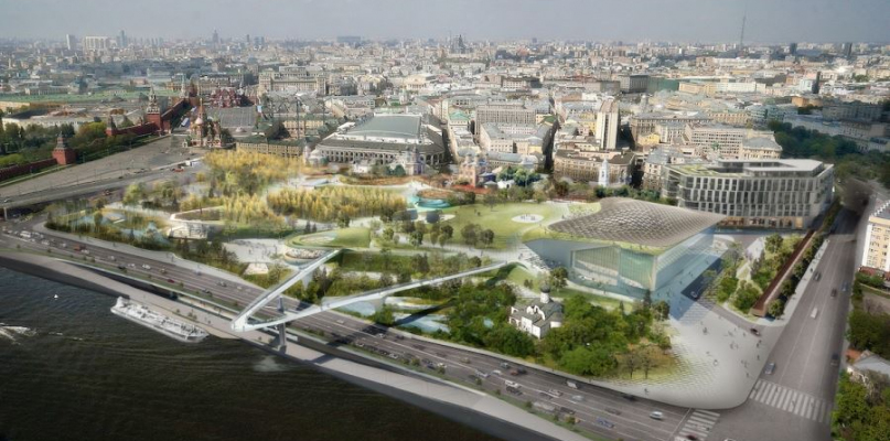 Tak się prezentuje nowy moskiewski park, fot. nadesłane