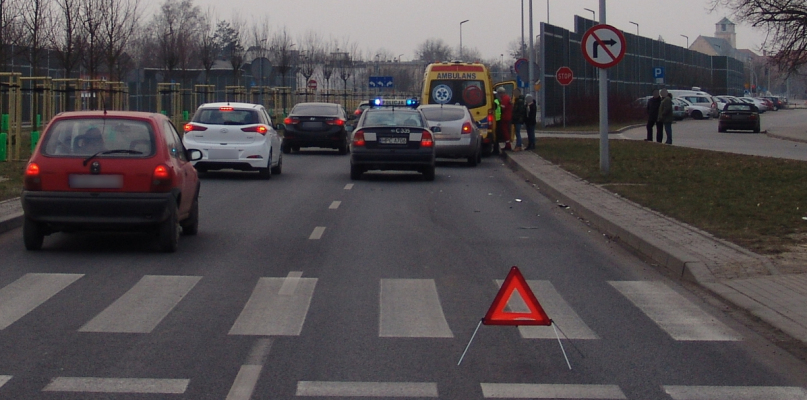 Do wypadku na trasie średnicowej doszło w niedzielę ok. godz. 13.30, fot. Komenda Miejska Policji w Toruniu