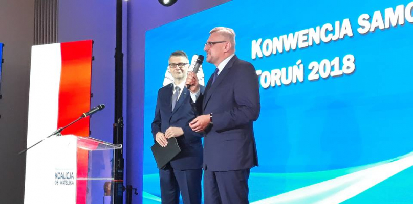Tomasz Lenz (po prawej) powalczy jesienią o fotel prezydenta Torunia, fot. Agnieszka Bielecka