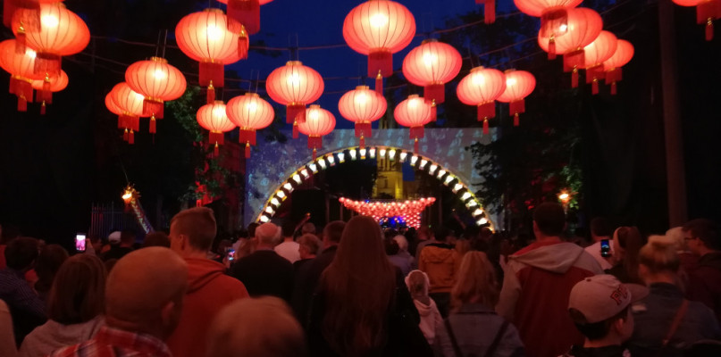 Tak wyglądało Chinatown podczas tegorocznego festiwalu światła    Fot. Redakcja