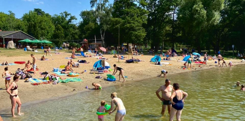 Plaża w Zalesiu pod Toruniem   Fot. Facebook