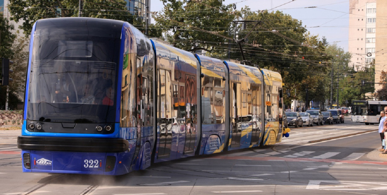 Toruński tramwaj SWING. Fot: Sławomir Kowalski dla UMT