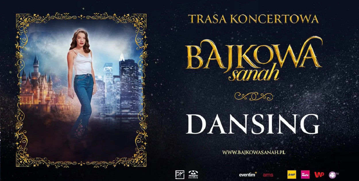 Plakat trasy koncertowej Sanah