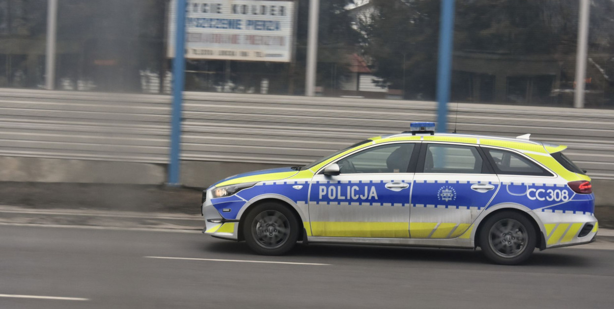 Radiowóz. Fot: Weronika Polichnowska