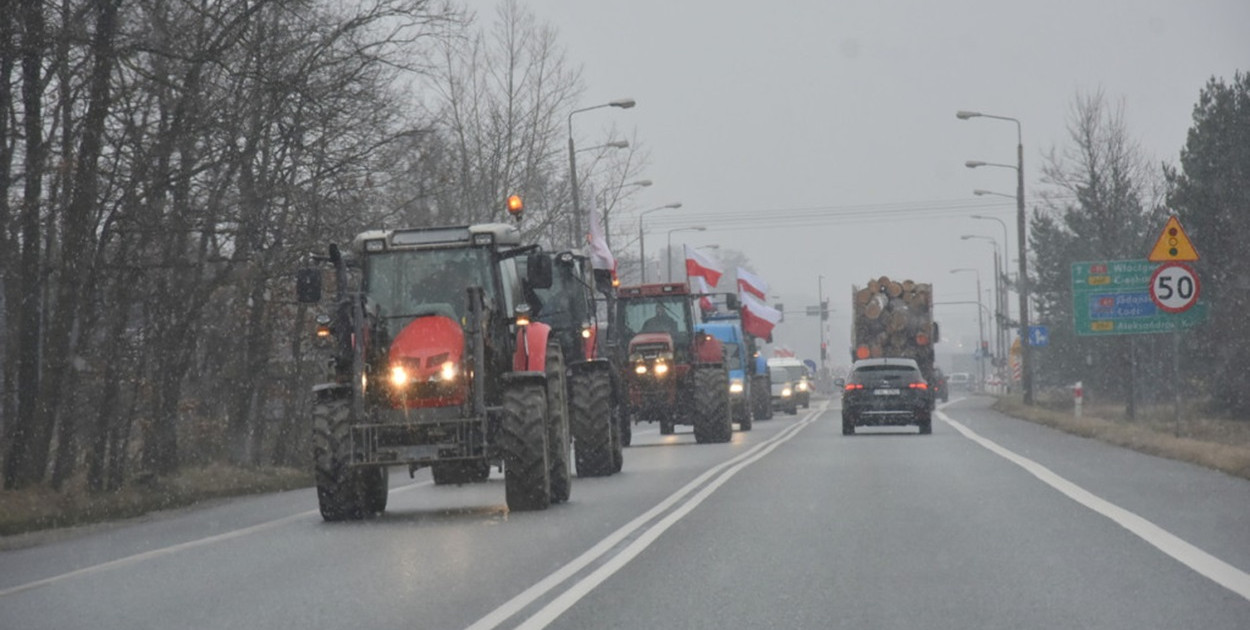 Protest rolników. Archiwum DDT. Fot: Daniel Wiśniewski 