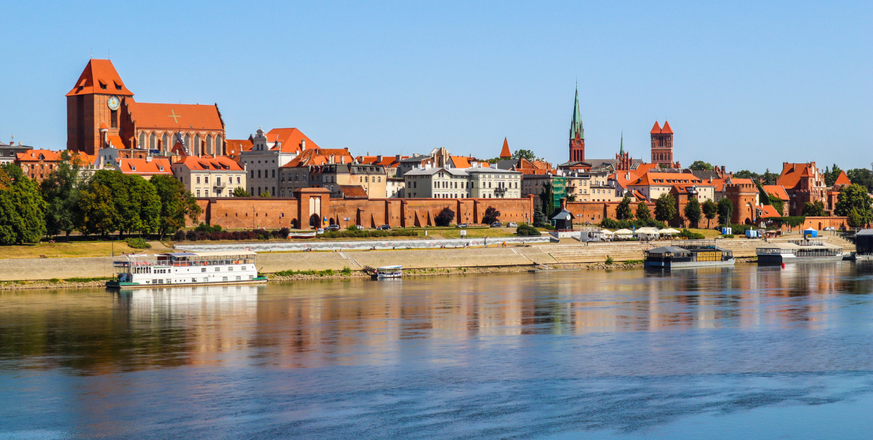 Toruń, panorama. Zdjęcie ilustracyjne. Depositphotos