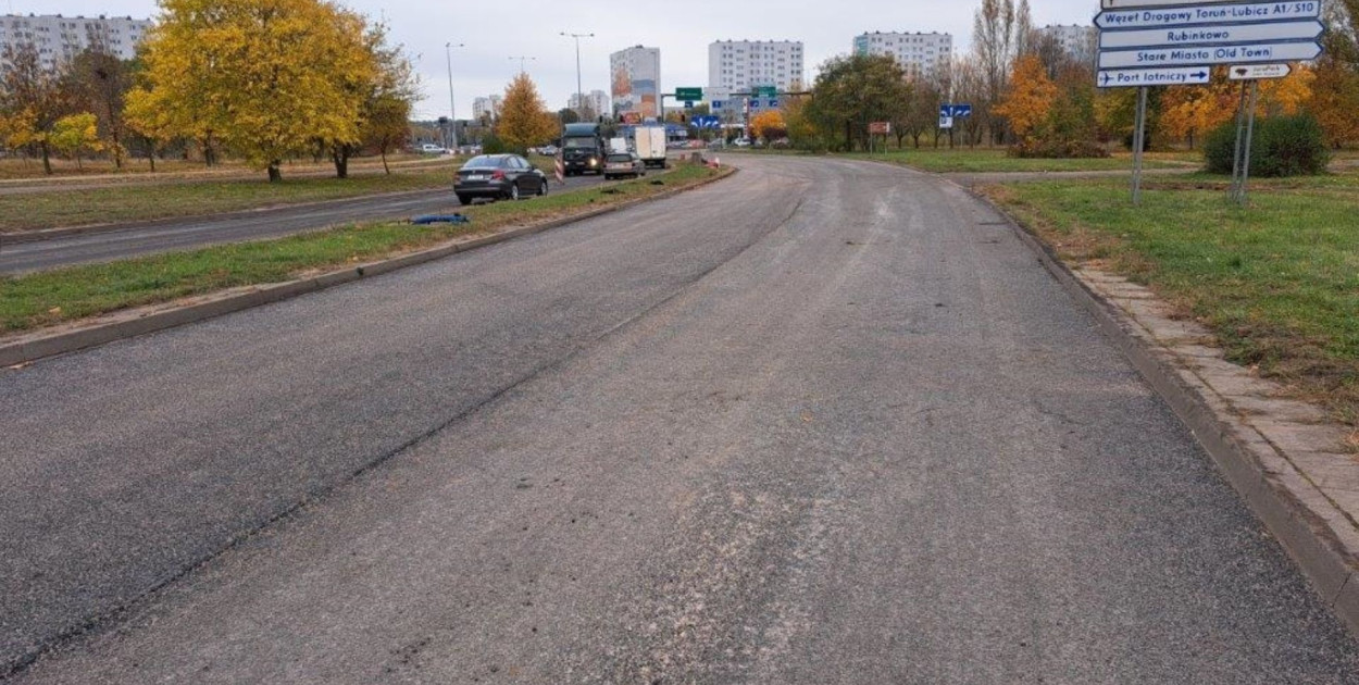 Dodatkowe prace na Szosie Lubickiej, fot. MZD w Toruniu