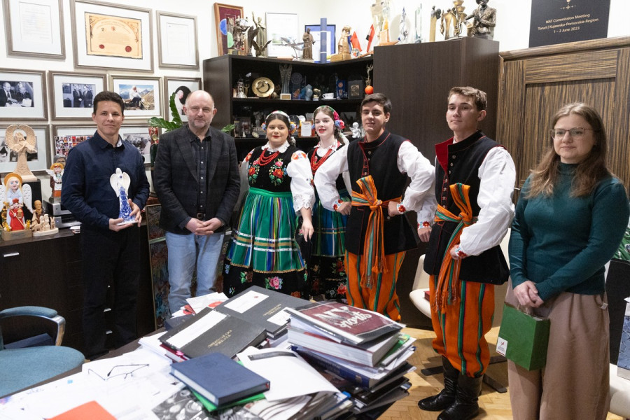 Spotkanie z Grupo Folclórico Polonês Mazury, fot. Andrzej Goiński/UMWKP